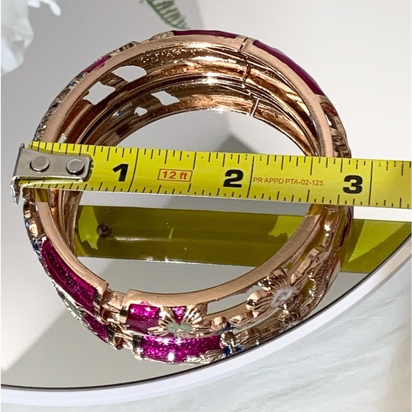 Jiu Long Xing Ceramic Bangle Bracelets NWOT - Picture 5 of 6